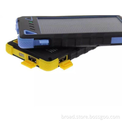 DOCA D-S8000 Solar Power Bank 8000mAh with Camping 20 LED Lights and currency detector function